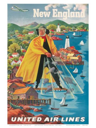 Southern California Joseph Feher Vintage Airline Travel Art Poster Print Southern California Joseph Feher Vintage Airline Travel Art Poster Print